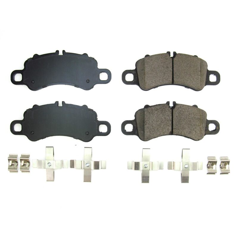 Power Stop 17-18 Porsche 718 Boxster Front Z17 Evolution Ceramic Brake Pads w/Hardware Brake Pads - OE PowerStop