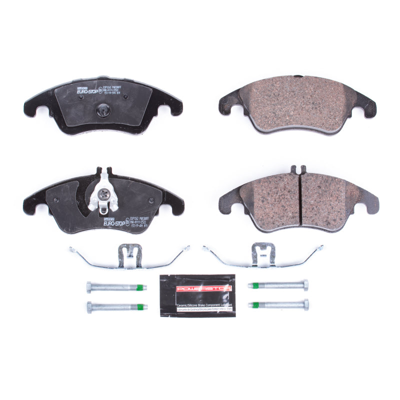 Power Stop 12-16 Mercedes-Benz SLK350 Euro-Stop ECE-R90 Front Brake Pads Brake Pads - OE PowerStop
