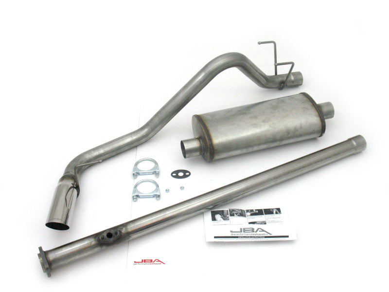 JBA 95-99 Toyota Tacoma (Xtra Cab) 2.4L/2.7L 409SS Pass Side Single Exit Cat-Back Exhaust Catback JBA