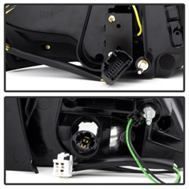 Spyder 07-11 Lexus GS 350 LED Tail Lights Black ALT-YD-LGS06-LED-BK Tail Lights SPYDER