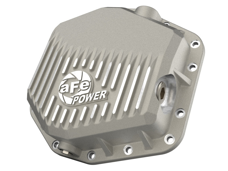 aFe 22-25 Ford Bronco Raptor V6 Rear Diff Cover - Raw w/ Machined Fins Diff Covers aFe