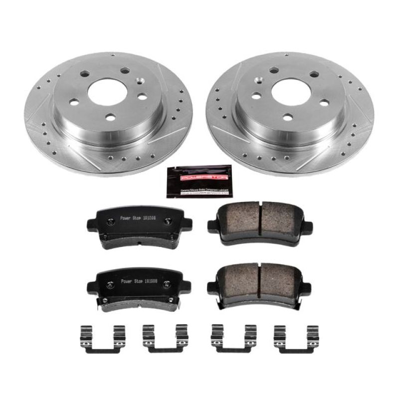 Power Stop 12-16 Buick LaCrosse Rear Z23 Evolution Sport Brake Kit Brake Kits - Performance D&S PowerStop