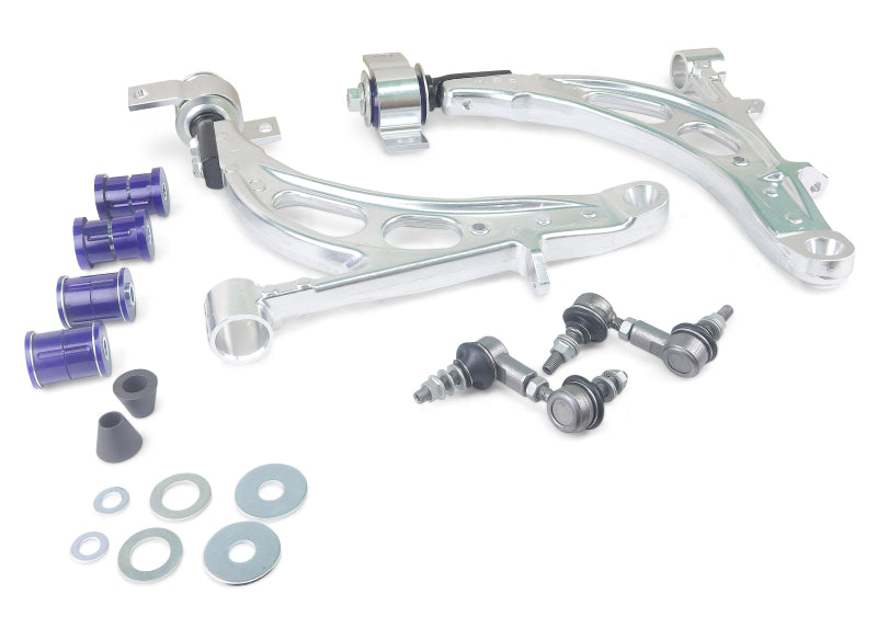 SuperPro 02-05 Subaru Impreza WRX / 04-06 WRX STI Front Lower Alloy Control Arm Kit Control Arms Superpro