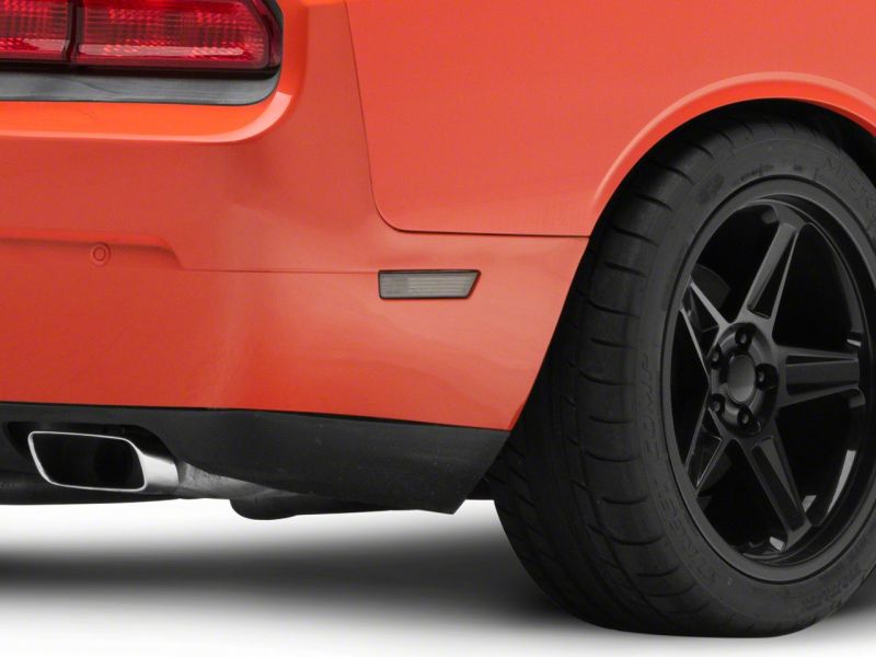 Raxiom 08-14 Dodge Challenger Axial Series Side Marker Lamps- Smoked Sidemarkers & Indicators Raxiom