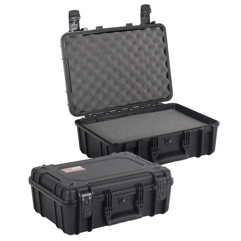 Go Rhino XVenture Gear Hard Case w/Foam - Medium 18in. / Lockable / IP67 - Tex. Black Cargo Boxes & Bags Go Rhino