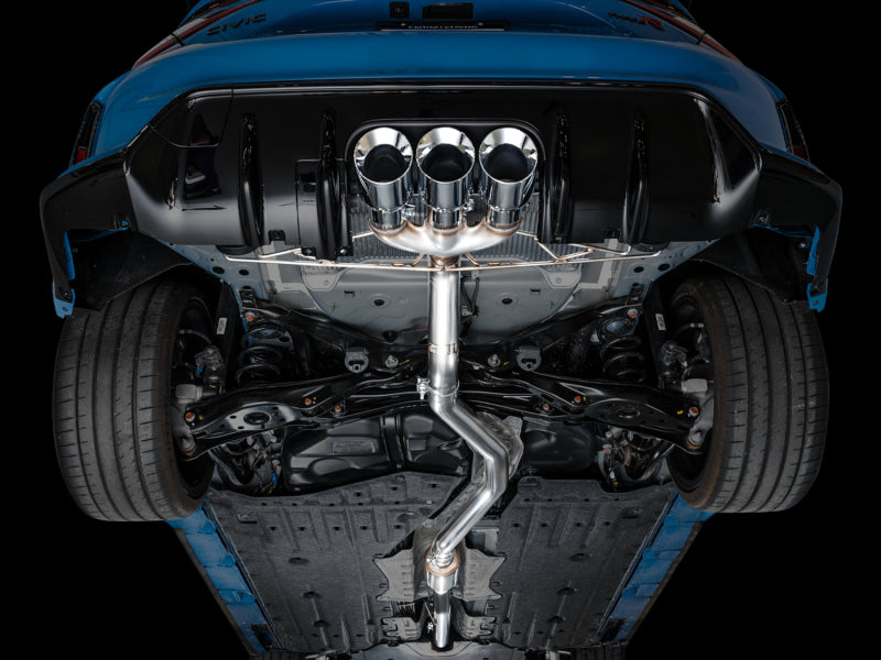 AWE Tuning 2023 Honda Civic Type R FL5 Track Edition Exhaust w/ Triple Chrome Silver Tips Catback AWE Tuning