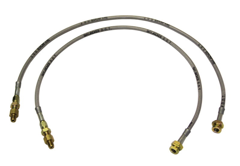Skyjacker 1968-1968 GMC K15/K1500 Front Drum Brake Hose Brake Line Kits Skyjacker