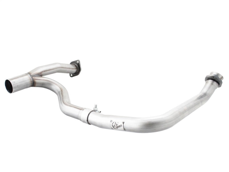 aFe Power Twisted Steel Y-Pipe Aluminized 2in 12-14 Jeep Wrangler (JK) V6 3.6L (4dr) Headers & Manifolds aFe