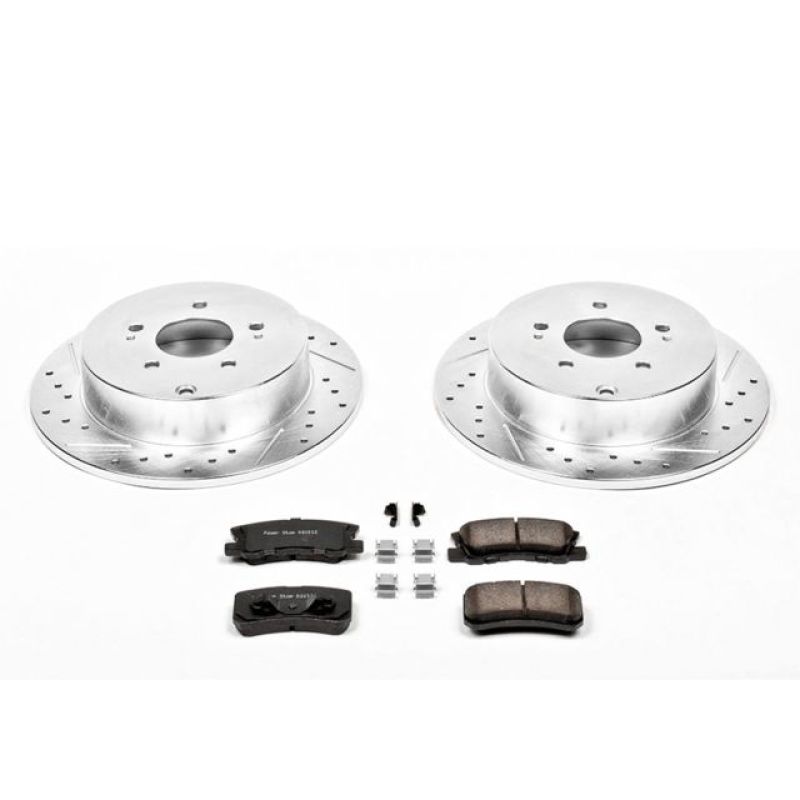 Power Stop 04-11 Mitsubishi Endeavor Rear Z23 Evolution Sport Brake Kit Brake Kits - Performance D&S PowerStop