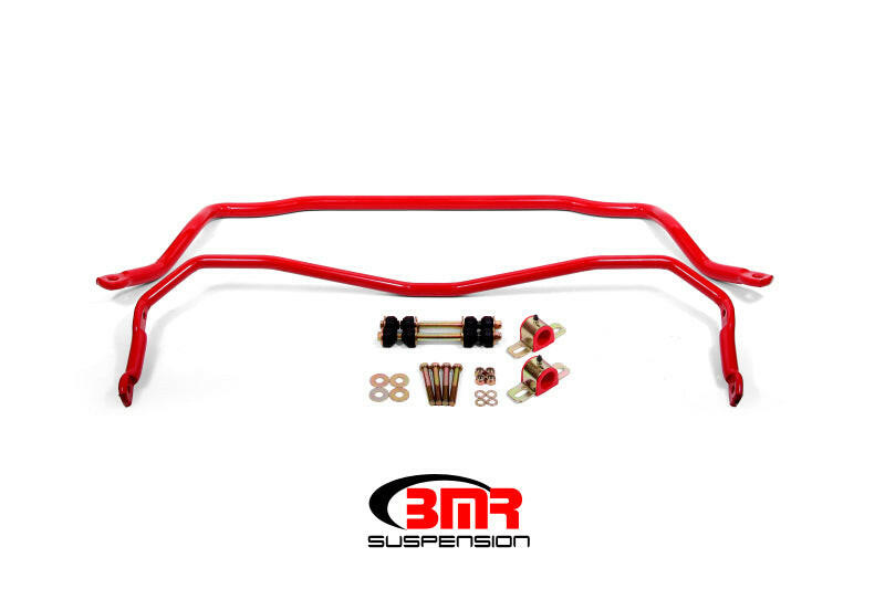 BMR 64-72 A-Body Front & Rear Sway Bar Kit w/ Bushings - Red Sway Bars BMR Suspension