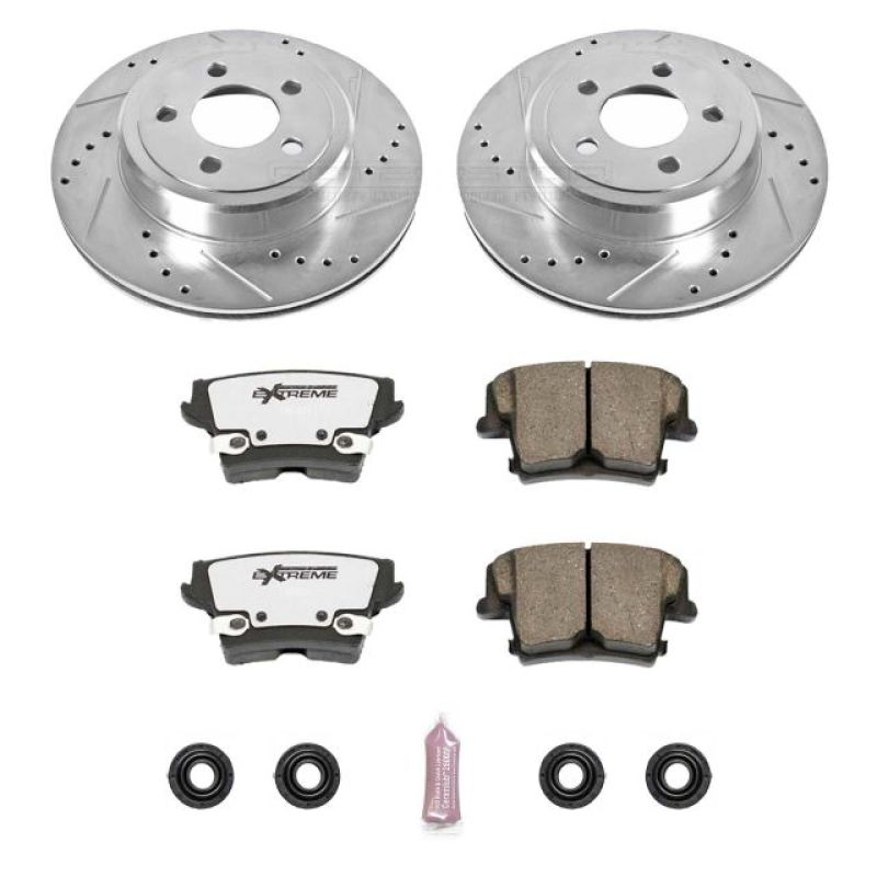 Power Stop 05-19 Chrysler 300 Rear Z26 Street Warrior Brake Kit Brake Kits - Performance D&S PowerStop