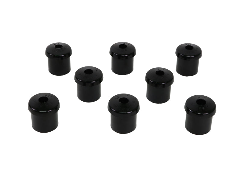 Whiteline 10/65-73 Ford Mustang Rear Spring Eye Rear and Shackle Bushings (35mm OD/12.6mm ID) Bushing Kits Whiteline