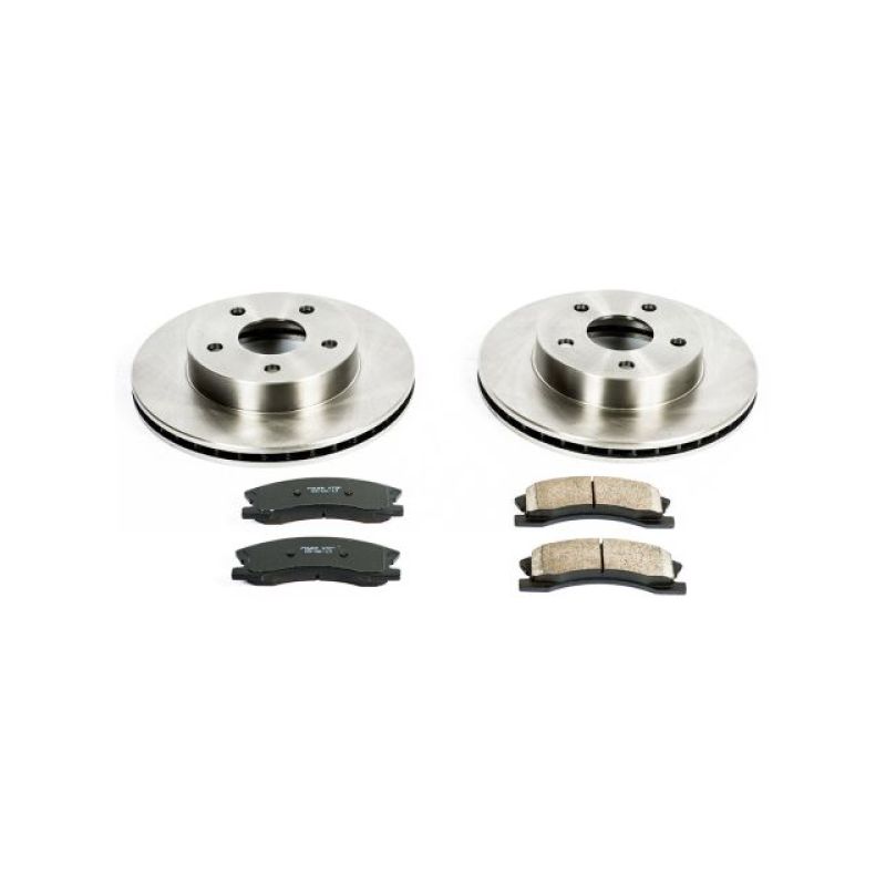 Power Stop 99-04 Jeep Grand Cherokee Front Autospecialty Brake Kit Brake Kits - OE PowerStop