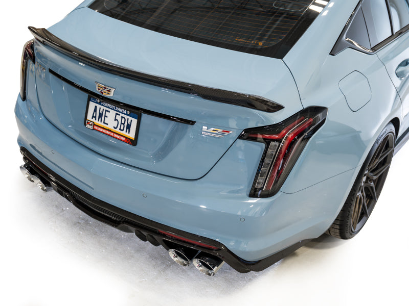 AWE Tuning 22-26 Cadillac CT5-V Blackwing SwitchPath Exhaust - Chrome Silver Tips Catback AWE Tuning