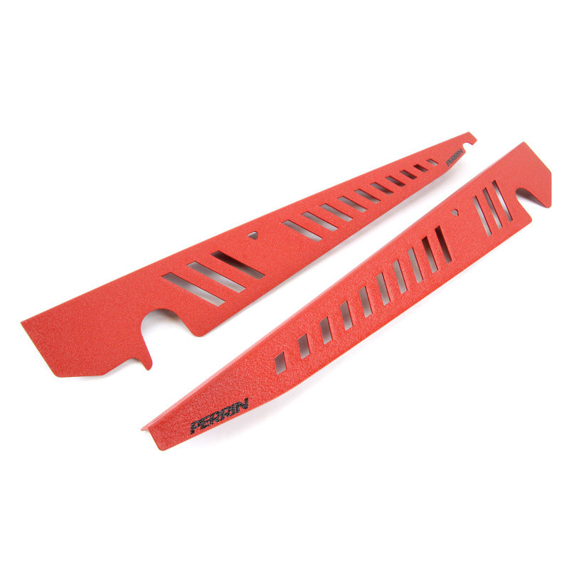 PERRIN 15-21 Subaru WRX/STI Fender Shroud Set - Red Exterior Trim Perrin Performance