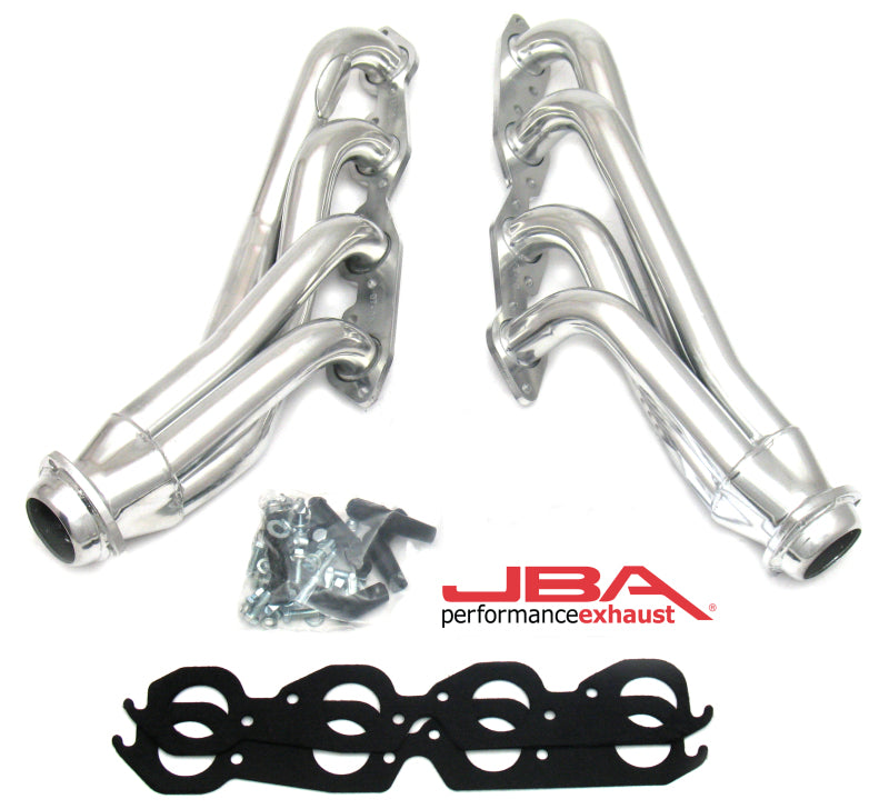 JBA 01-03 Gm Truck 8.1L BBC w/o EGR/A.I.R. 1-3/4in Primary Silver Ctd Cat4Ward Header Headers & Manifolds JBA