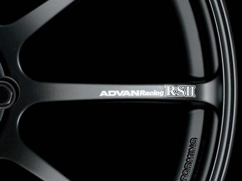 Advan RSII Spoke Sticker (White) - 2 Pack Wheel Accessories Advan