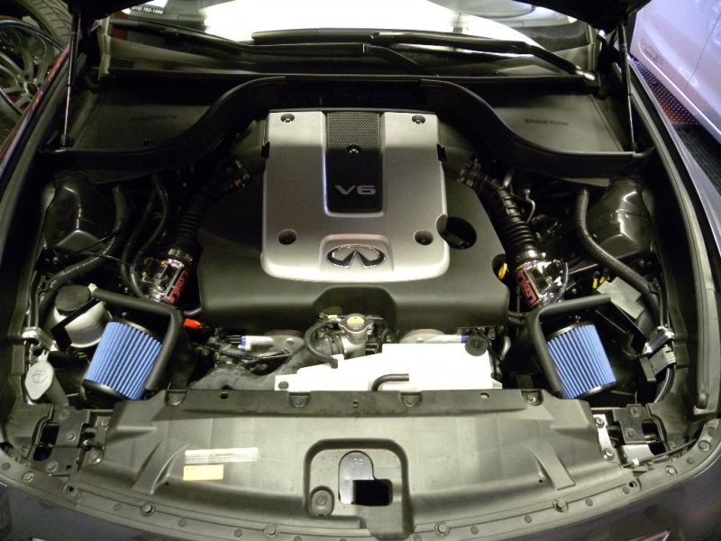 Injen 12 Infiniti G25 2.5L V6 Dual Black Short Ram Intake w/ MR Technology Cold Air Intakes Injen