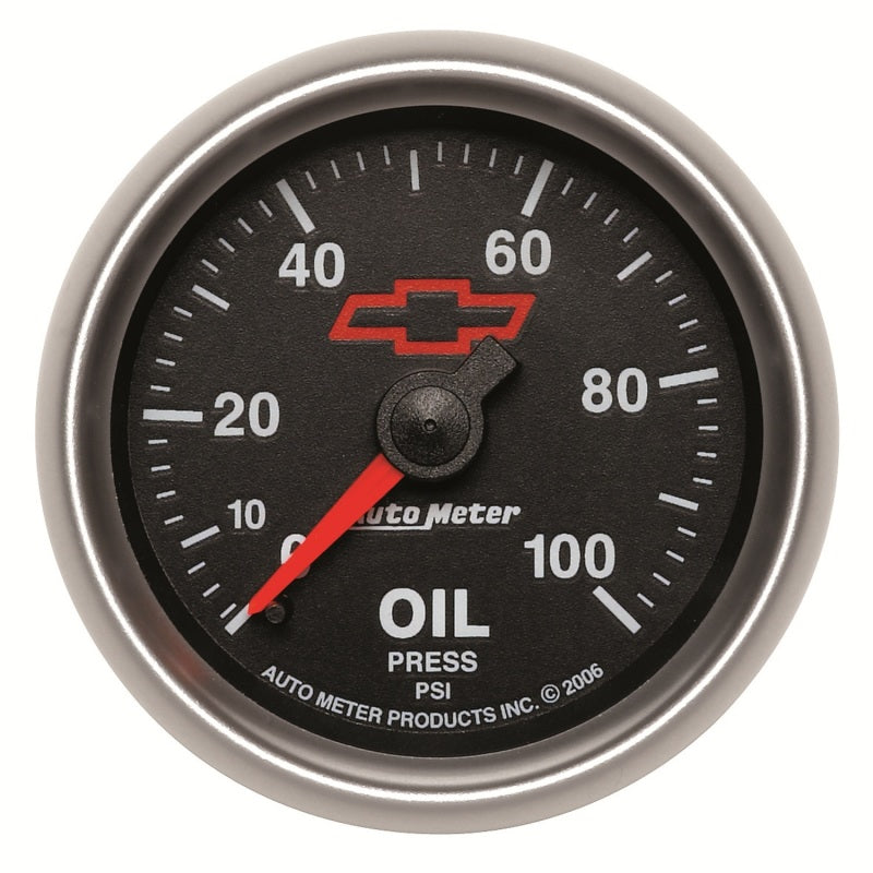 Autometer Sport-Comp II GM 52mm 0-100 PSI Mechanical Oil Pressure Gauge Gauges AutoMeter