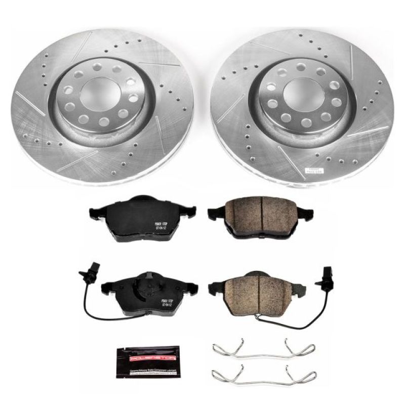 Power Stop 02-05 Audi A4 Front Z23 Evolution Sport Brake Kit Brake Kits - Performance D&S PowerStop