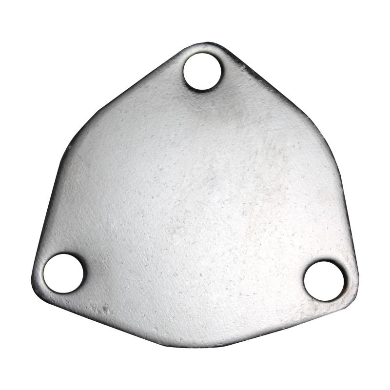 QTP 2.5in Bolt-On QTEC 3 Bolt Cover Plate Flanges QTP