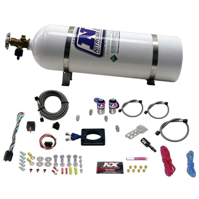Nitrous Express 13-16 Dodge Dart 1.4L Turbo Nitrous Plate Kit (35-100HP) w/15lb Bottle Nitrous Systems Nitrous Express