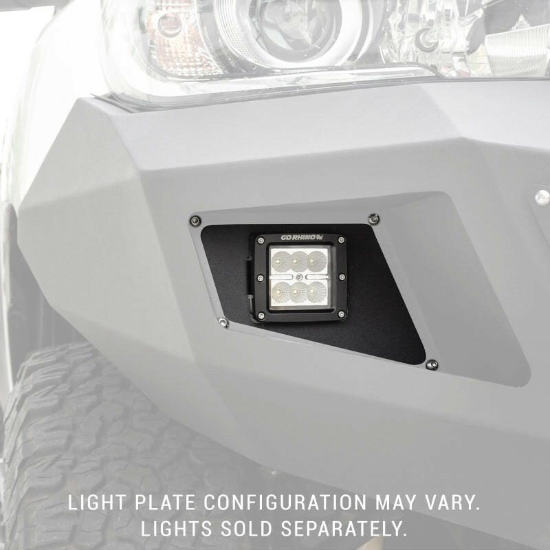 Go Rhino BR5.5/BR6/BR10.5/BR11 Light Plates (Use w/751002 Lights) Light Mounts Go Rhino