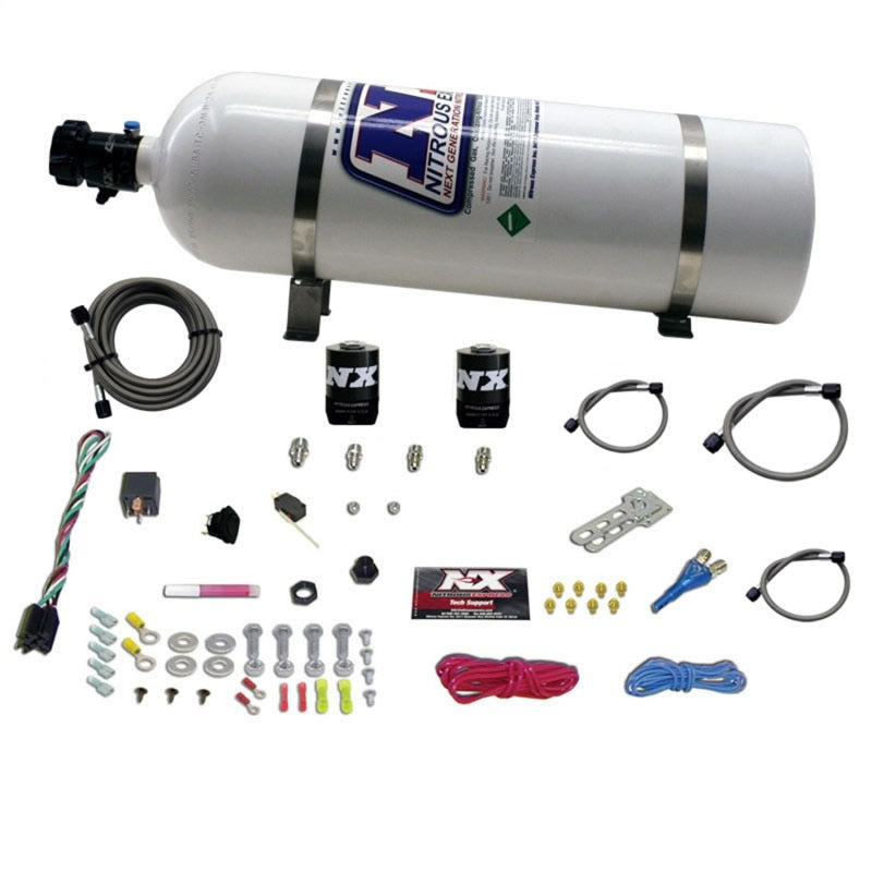 Nitrous Express All Dodge EFI Single Nozzle Nitrous Kit (35-150HP) w/15lb Bottle Nitrous Systems Nitrous Express