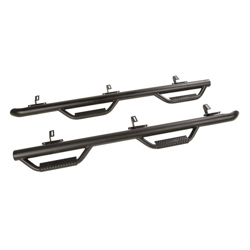 Rugged Ridge Spartan Nerf Bar Textured Black 07-18 Jeep Wrangler JKU 4 Door Nerf Bars Rugged Ridge