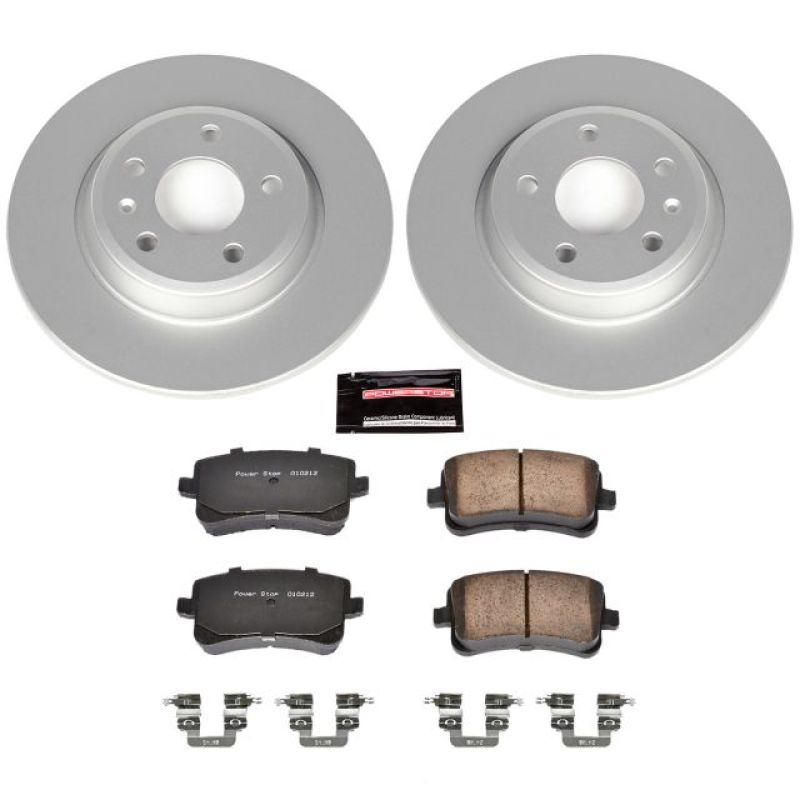 Power Stop 09-16 Audi A4 Rear Z23 Evolution Sport Coated Brake Kit Brake Kits - Performance D&S PowerStop