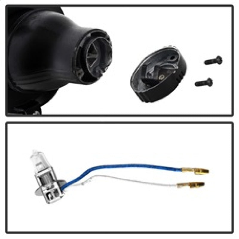 Spyder GMC Acadia 2013-2015 OEM Fog Light W/Universal Switch- Clear FL-GAC2013-C Fog Lights SPYDER