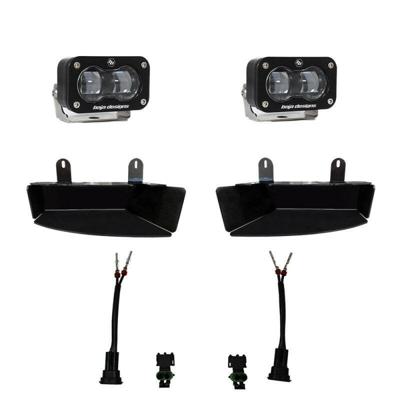 Baja Designs 19-22 Dodge RAM 2500/3500 S2 SAE Fog Pocket Light Kit - Clear Light Bars & Cubes Baja Designs