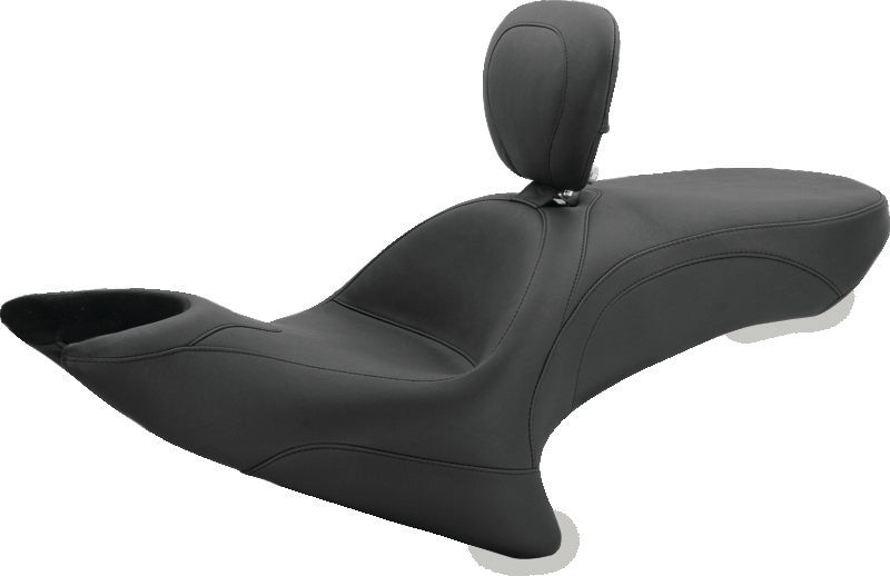 Mustang 08-21 Harley Rd King, 06-07 Str Glide 1906-07,00-05 Eagle Touring Solo Seat Diamond - Black Solo Motorcycle Seats Mustang Motorcycle