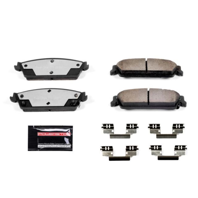 Power Stop 99-00 Cadillac Escalade Rear Z36 Truck & Tow Brake Pads w/Hardware Brake Pads - Performance PowerStop