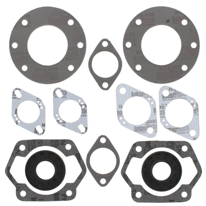 Vertex Gaskets 73-78 Ski-Doo TNT FA 346 Complete Gasket Kit w/ Oil Seals Engine Hardware Vertex Pistons
