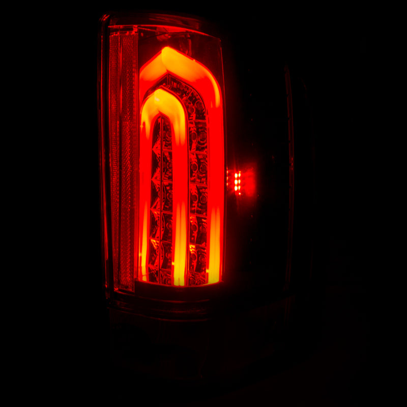 ANZO 2007-2013 Chevrolet Silverado 1500 LED Taillights Smoke G2 Tail Lights ANZO