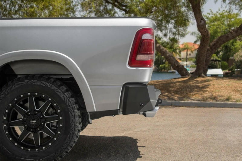 Addictive Desert Designs 2019 Ram 1500 Hammer Stealth Fighter Rear Bumper w/ 6 Sensor Cutouts Bumpers - Steel Addictive Desert Designs