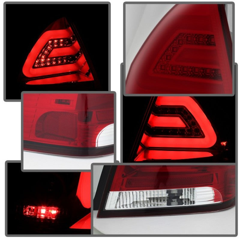 Spyder Chevy Impala 2006-2013 LED Tail Lights Red Clear ALT-YD-CHIP06-LED-RC Tail Lights SPYDER