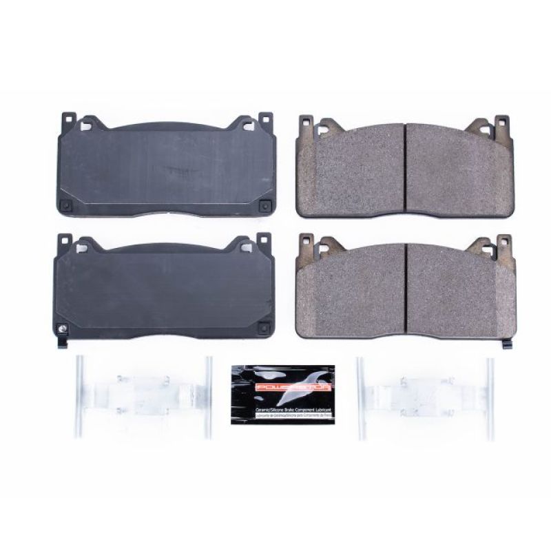 Power Stop 16-19 Ford Mustang Front Z23 Evolution Sport Brake Pads w/Hardware Brake Pads - Performance PowerStop