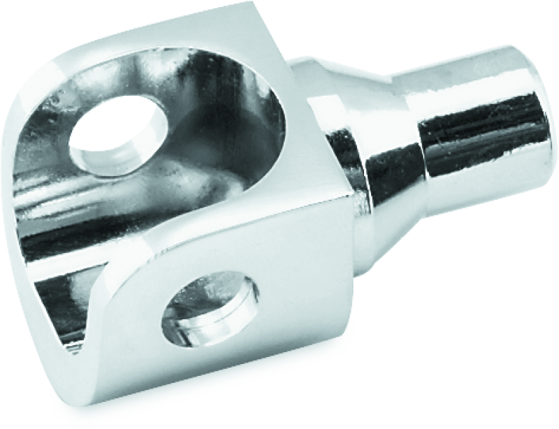 Kuryakyn Female Peg Adapter For 5/8in Square Mounts Chrome (Pair) Bolts Kuryakyn