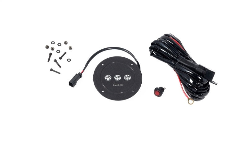 Putco Luminix High Power LED - 5in Round Flush Mount - 3 LED - 1200LM - 3.5x.75x4.5in Light Mounts Putco