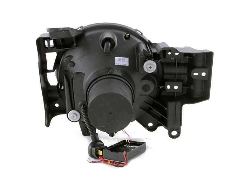 ANZO 2007-2013 Toyota Fj Cruiser Projector Headlights w/ Halo Chrome Headlights ANZO