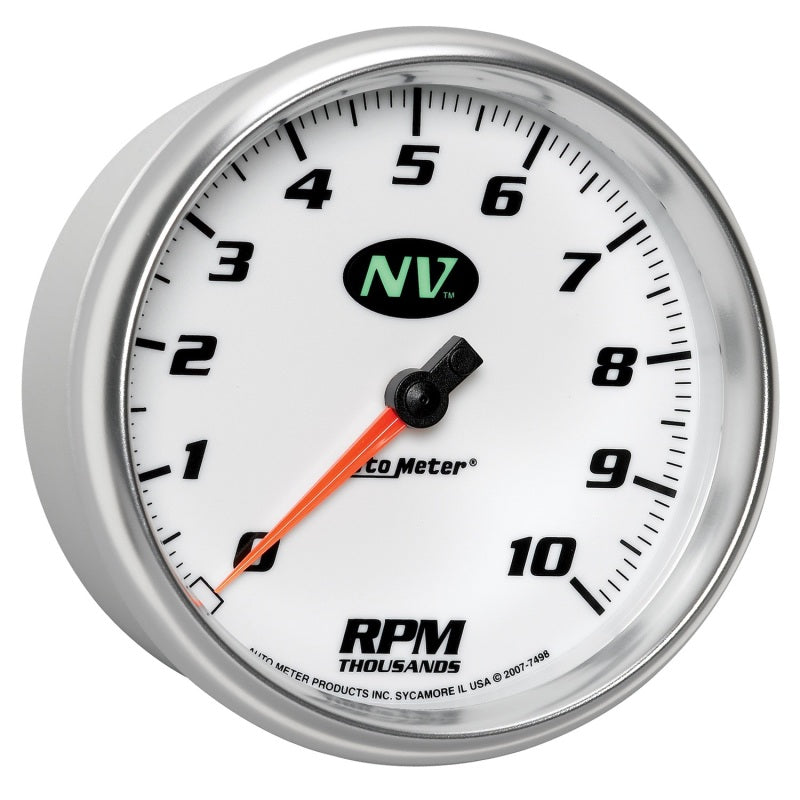 AutoMeter Gauge Tachometer 5in. 10K RPM In-Dash NV Gauges AutoMeter