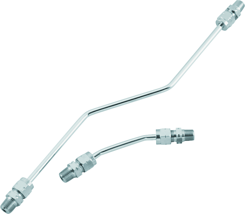 Bikers Choice 66-84 Shovelhead Chrome Rocker Box Oil Line Set Replaces H-D 17506-66A Engine Covers Bikers Choice