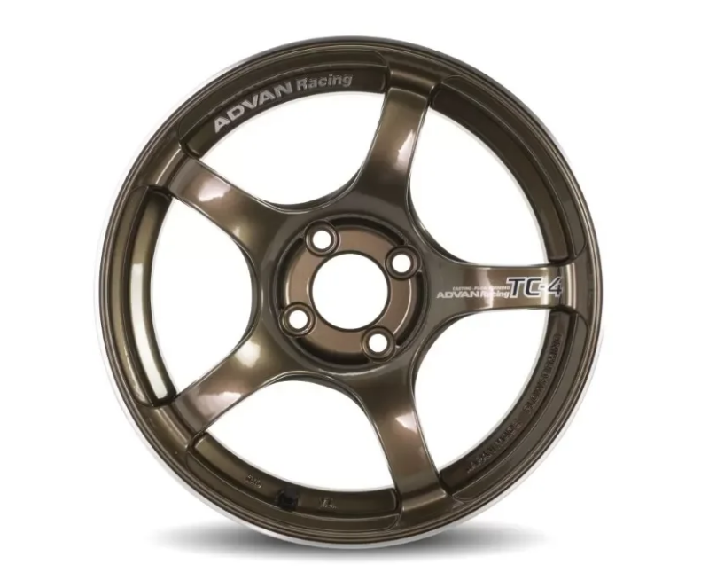 Advan TC4 15x8 +38 4x100 Umber Bronze Metallic And Ring *Min Order Qty of 20* Wheels - Cast Advan