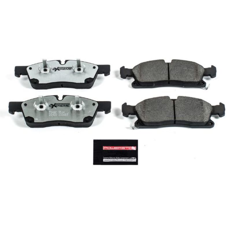 Power Stop 11-16 Dodge Durango Front Z26 Extreme Street Brake Pads w/Hardware Brake Pads - Performance PowerStop