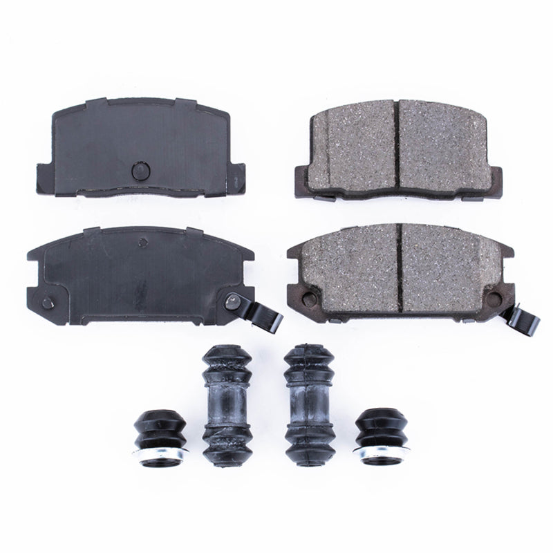 Power Stop 91-95 Toyota MR2 Rear Z17 Evolution Ceramic Brake Pads w/Hardware Brake Pads - OE PowerStop