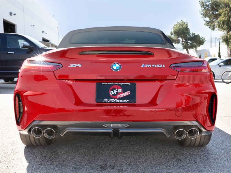 aFe 19-24 BMW Z4 M40i (G29) L6-3.0L (t) B58 MACH Force-Xp 3in to 2-1/2in SS CB Exhaust - Polished Catback aFe