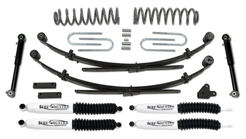 Tuff Country 87-01 Jeep Cherokee 4x4 3.5in Lift Kit EZ-Flex w/Rear Leaf Springs (No Shocks) Lift Kits Tuff Country