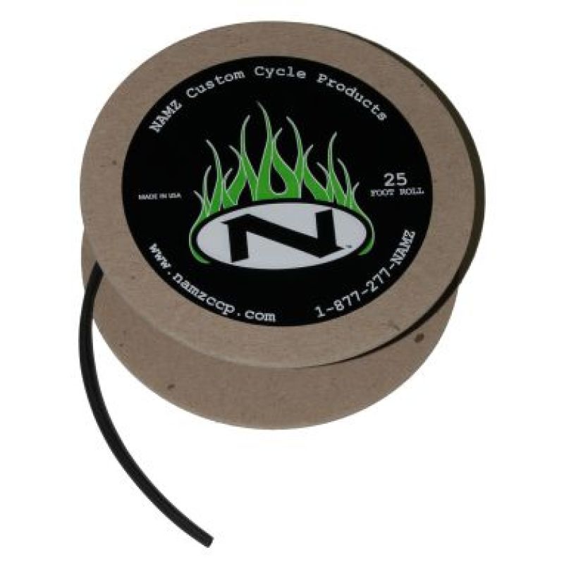 NAMZ Black Heatshrink 2-1 Ratio 25ft. Spool (3/16in. ID) Heat Shrink NAMZ